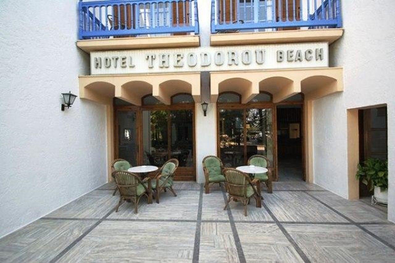 Theodorou Beach Hotel Apartments Psalidi  Exterior photo